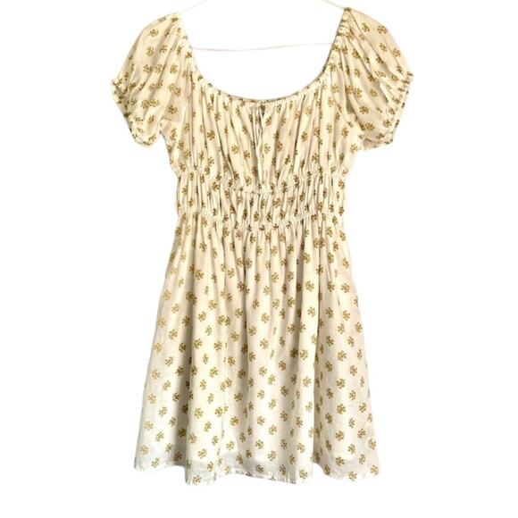 Faithfull the Brand Viola Mini Dress in Cairo Floral Print Size XL NWT - Picture 3 of 7